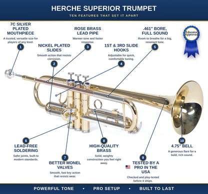 Herche Superior Student Trumpet M1