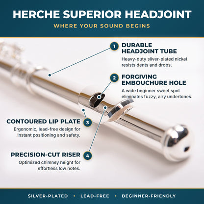 Herche Superior Student Flute M2